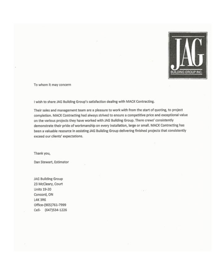 References Letter