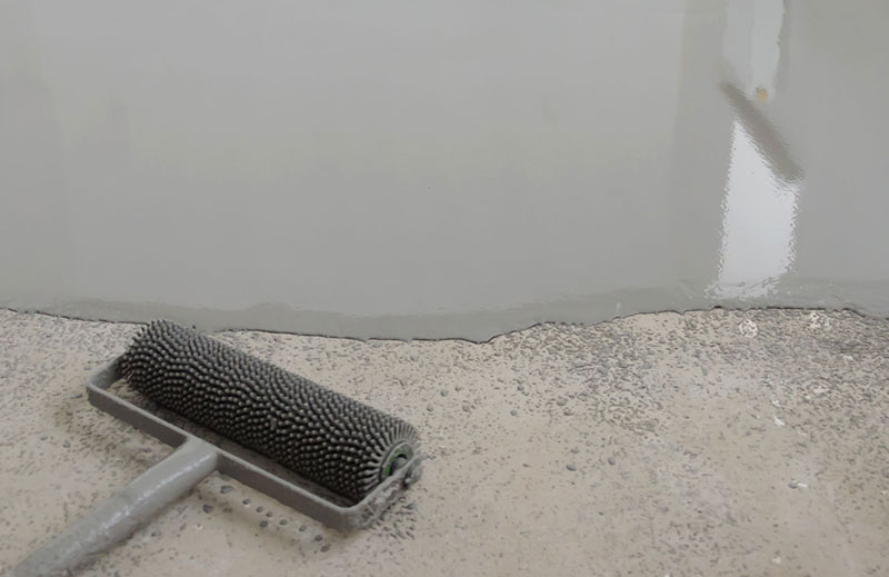 Concrete flooring